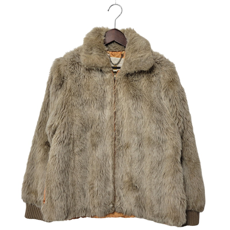 【現状渡し品】【メンズ】WHITE STAG ホワイトスタッグ FUR BLOUSON JACKET ファーブルゾンジャケット 146-260208-tt-08-izu サイズ：10 カラー：ベージュ 万代Net店