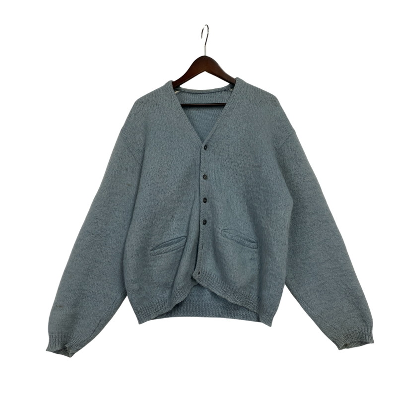 百貨店SALE 10%OFF~【現況乗り合い船品】【メンズ】  VINTAGE 当てずっぽう 60S MOHAIR CARDIGAN モヘヤ ジレー トップス 長袖 146-260209-cs-08-izu 大きさ：曖昧模糊たる 色合い：点火装置青色 未来永劫Net店