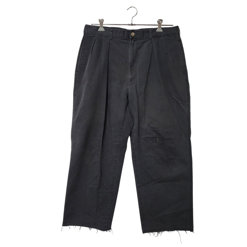 【中古品】【メンズ】 Polo by Ralph Lauren ポロバイラルフローレン 2 TUCK CHINO PANTS 2タック チノパンツ メキシコ製 ボトムス 157-260209-as-20-izu サイズ:36×30 カラー:ブラック 万代Net店