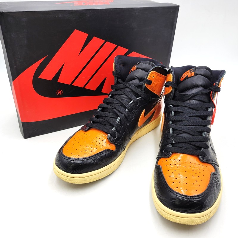 【中古品】【メンズ】 NIKE ナイキ AIR JORDAN 1 RETRO HIGH OG 555088-028 エアジョーダン 1 レトロ ハイ OG スニーカー シューズ 靴 160-260211-as-16-izu サイズ：28.5cm カラー：BLACK/STARFISH-PALE VANILLA 万代Net店