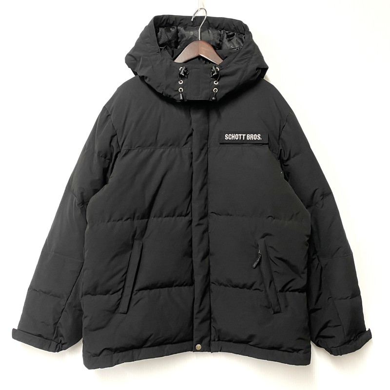 百貨店SALE 10%OFF~【中古品】【メンズ】schott 打つこと 3122069 CLASSIC 2-TONE DOWN JACKET クラシックツートーンダウンジャケット アウター 145-260211-tt-05-izu 大きさ：L 色つや：黒いこと 生生世世Net店