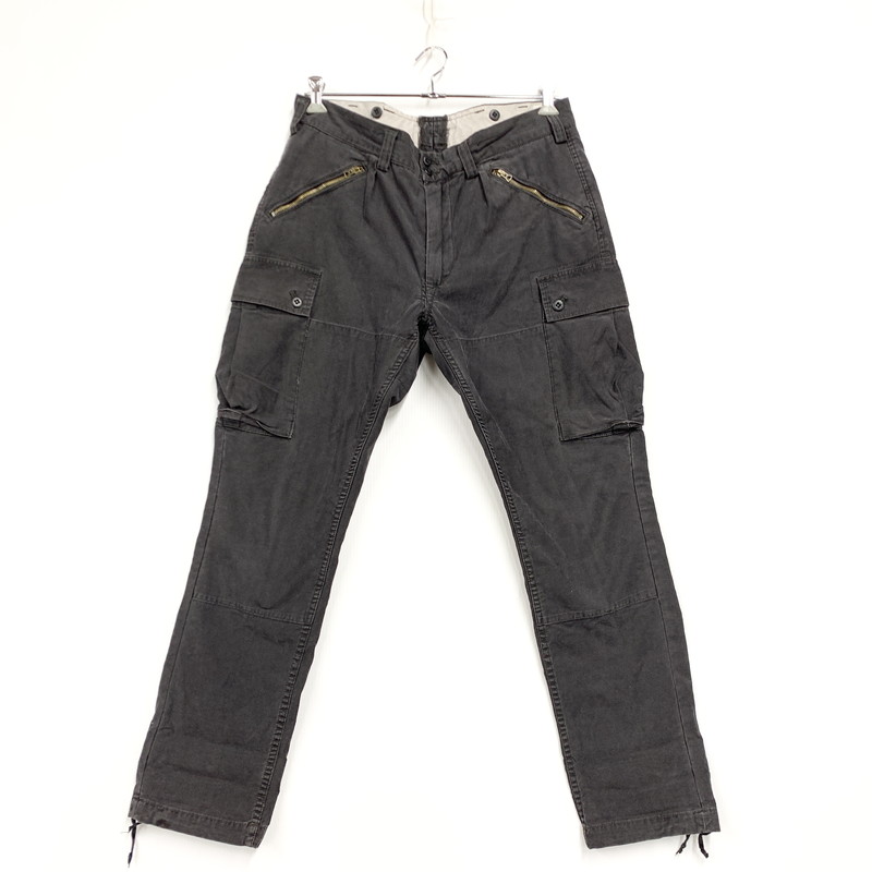 百貨店SALE 10%OFF~【中古品】【メンズ】 Polo by Ralph Lauren ポロバイラルフローレン US ARMY MOUNTAIN ユーエス 正規陸軍 お山 TROUSERS TYPE CARGO PANTS トラウザーズ 手合い 積貨委託貨物 ズボン下 157-260212-ya-03-izu 大きさ：36×32 色つや：BLACK 生生世世Net店