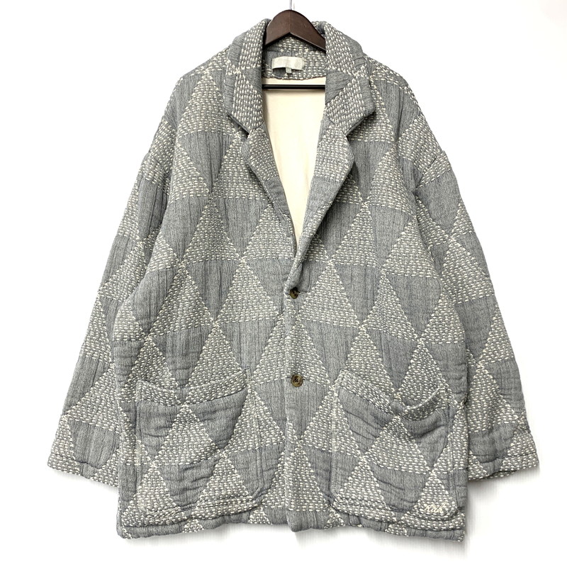 百貨店SALE 10%OFF~【中古品】【メンズ】  KITH 口づけ QUILT STITCH ALFIE JACKET KHM032317 キルト 編み目 アルフィー 上衣 アウター 142-260213-as-04-izu 大きさ：XL 色つや：薄墨色 生生世世Net店