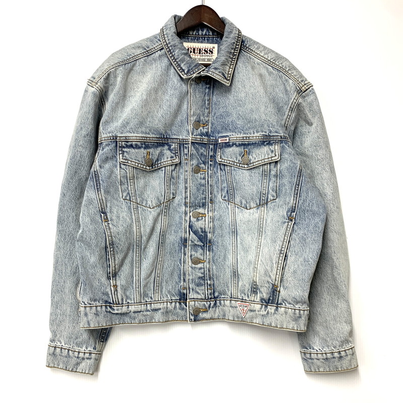 【中古品】【メンズ】 Guess ゲス M3GG77D4XY0 DENIM KIT JACKET ジーンズ 一揃いの道具 上衣 アウター 141-260214-cs-22-izu 大きさ：L 色合い：ライトインディゴ 未来永劫Net店
