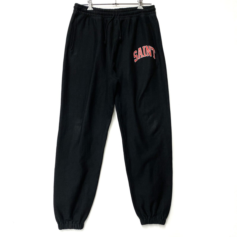 百貨店SALE 10%OFF~【中古品】【メンズ】  SAINT MICHAEL 仙マイケル SM-A23-0000-036 REVERSE NEEDS 逆さま ニーズ 23AW SWT PNT ARCH スウェットパンツ アーチ形 ズボン ボトムス 153-260216-ya-13-izu 大きさ：XL 色つや：BLACK 生生世世Net店