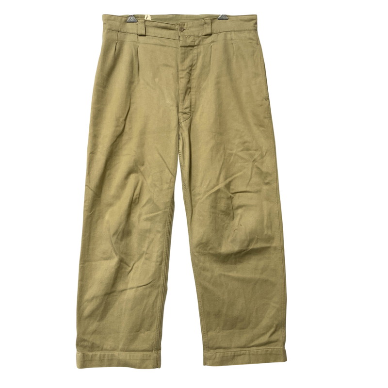 【中古品】【メンズ】 FRENCH ARMY フレンチアーミー ARIEL AIZENAY アリエル アイゼネ M52 CHINO PANTS チノパンツ ズボン ボトムス 157-260216-ya-12-izu サイズ：15 カラー：ベージュ 万代Net店