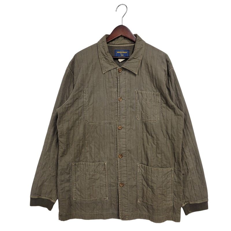 【中古品】【メンズ】 WOOLRICH ウールリッチ COVERALL JACKET 2W5-9381 カバーオールジャケット 146-260218-as-03-izu サイズ：M カラー：ブラウン 万代Net店