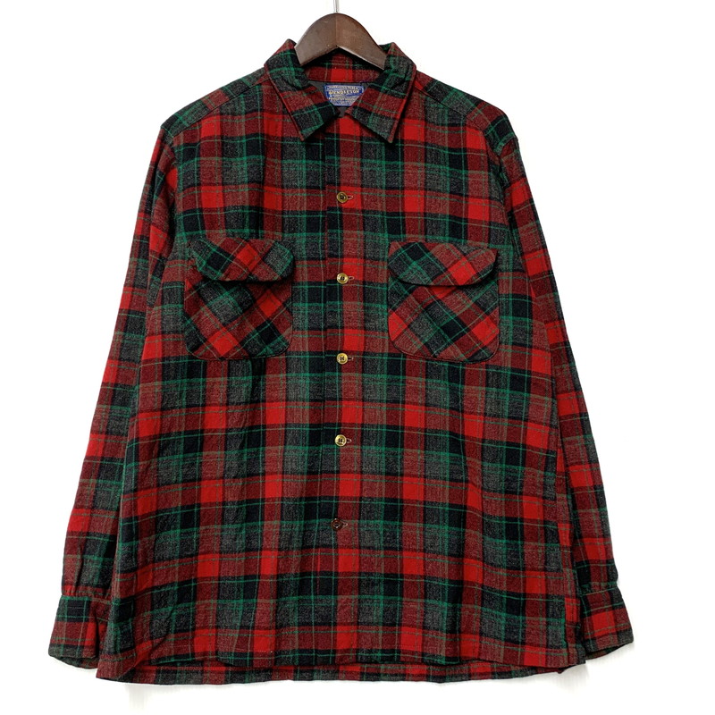 【中古品】【メンズ】 PENDLETON ペンドルトン CHECK BOARD SHIRT チェック ボード シャツ 長袖 トップス 146-260220-as-08-izu サイズ：M カラー：マルチカラー 万代Net店