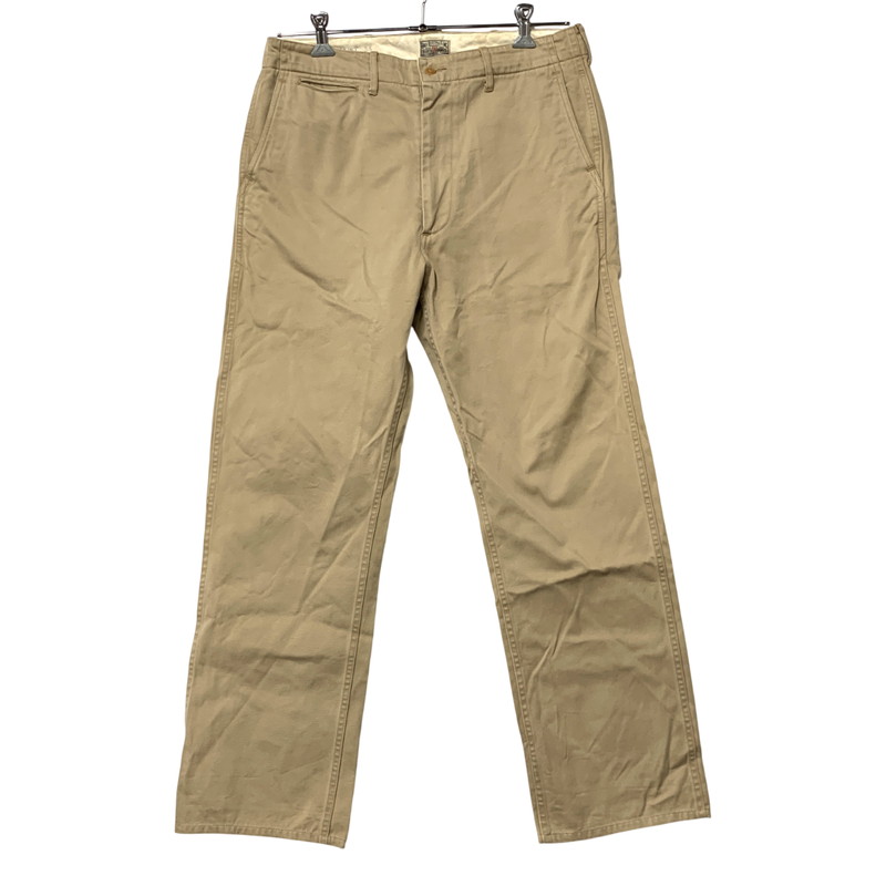 【中古品】【メンズ】 Buzz Rickson's バズリクソンズ BR40025 ORIGINAL SPEC. CHINOS オリジナル スペック チノ パンツ ボトムス 156-260220-yn-02-izu サイズ：34×35 カラー：ベージュ 万代Net店