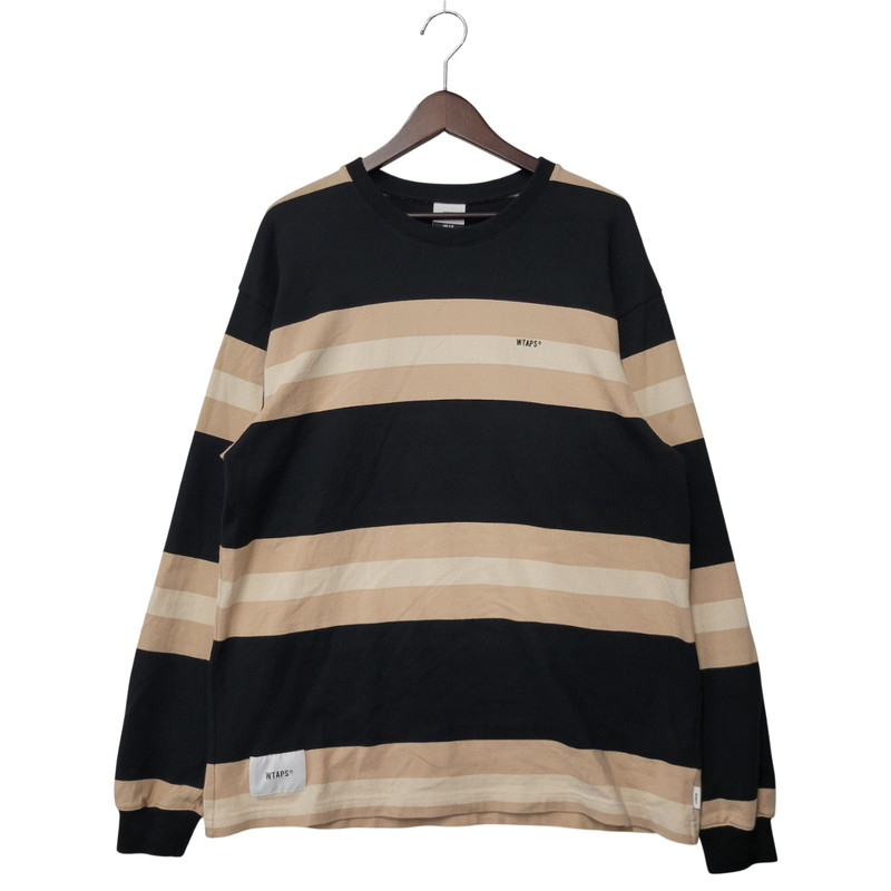 百貨店SALE 10%OFF~【中古品】【メンズ】 WTAPS ダブルタップス 201ATDT-CSM27 VATOS LS TEE ロング捩り プルオーバー トップス 142-260221-kh-06-izu 大きさ：02 色合い：マルチ 未来永劫Net店