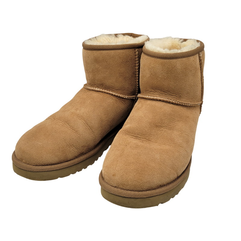 【中古品】【メンズ】 UGG アグ 1002072 CLASSIC MINI クラシック ミニ ムートン ブーツ 靴 164-260222-kh-12-izu サイズ：27 カラー：CHESTNUT 万代Net店