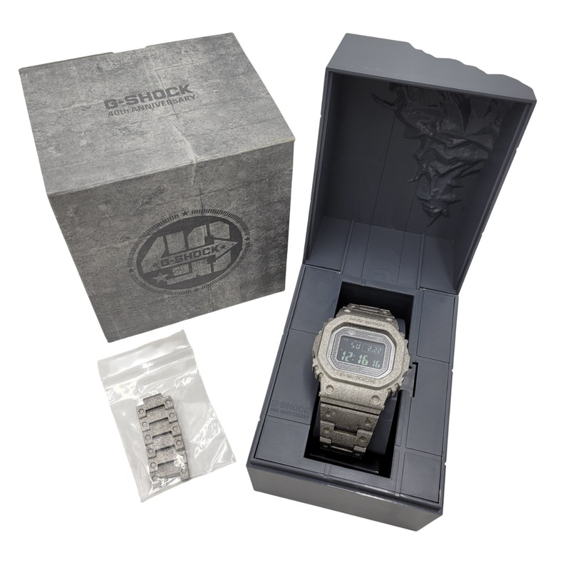 百貨店SALE 10%OFF~【中古品】【メンズ/レディース】G-SHOCK ジーショック GMW-B5000なおなお書き-1JR 40TH ANNIVERSARY 5000 SERIES FULL METAL TOUGH SOLAR WATCH フルメタルタッチソーラーウォッチ 時辰儀 196-260222-tt-03-izu 大きさ：下記引き合い 色つや：薄墨色 生生世世Net店
