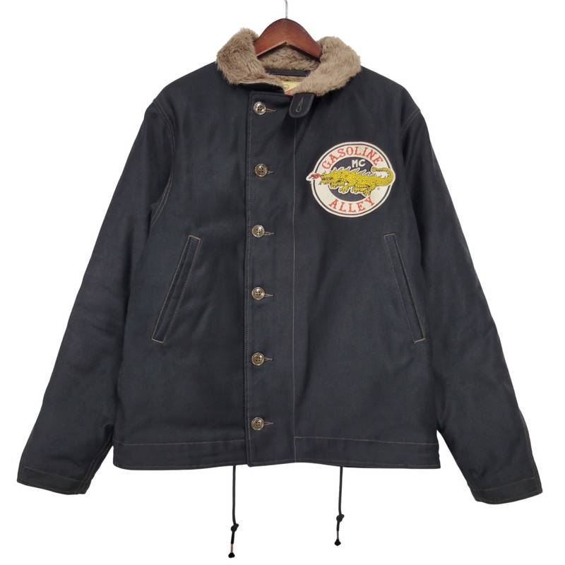 【中古品】【メンズ】 TOYS MCCOY トイズマッコイ GASOLINE ALLEY N-1 DECK JACKET ガソリン アレイ デッキ ジャケット アウター 145-260222-kh-05-izu サイズ:M カラー:ブラック 万代Net店|万代Net店