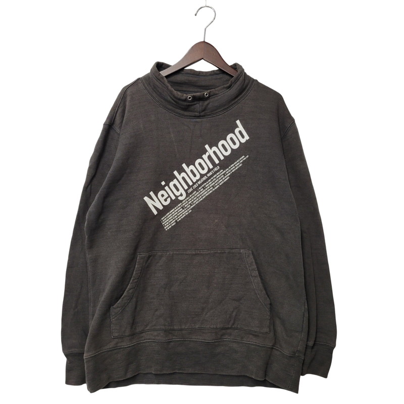 【現状渡し品】【メンズ】 NEIGHBORHOOD ネイバーフッド 182FHNH-CSM02 SLUB C-CREW LS スラブ クルーネック ロングスリーブ トップス 142-260223-kh-13-izu サイズ：L カラー：グレー 万代Net店