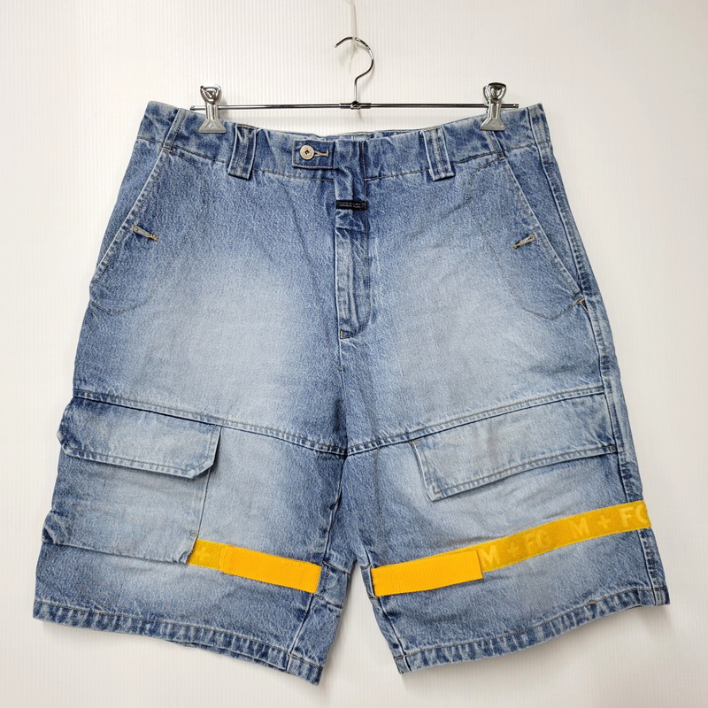 【中古品】【メンズ】 MARITHE FRANCOIS GIRBAUD マリテ フランソワ ジルボー SHUTTLE HALF PANTS シャトル ハーフパンツ ショートパンツ 157-260226-ya-03-izu サイズ：38 カラー：インディゴ 万代Net店