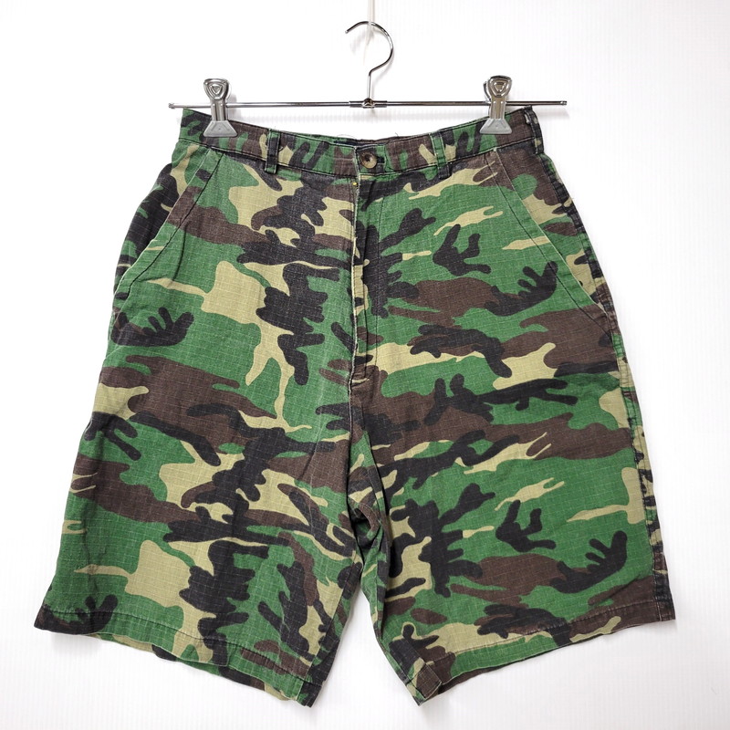 【中古品】【メンズ】 OLD STUSSY オールド ステューシー CAMO SHORTS カモ ショーツ ショートパンツ ボトムス 153-260226-ya-07-izu サイズ：30 カラー：マルチ 万代Net店