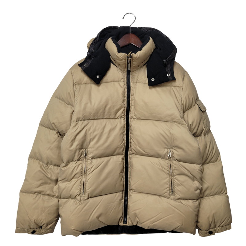 百貨店SALE 10%OFF~【中古品】【メンズ】 MONCLER モンク軌跡 G32-003 CLASSE1 クラッセワン HOODED DOWN JACKET フーデッド 落ちこむ 上衣 アウター 141-260226-ya-17-izu 大きさ：1 色つや：BEIGE 生生世世Net店
