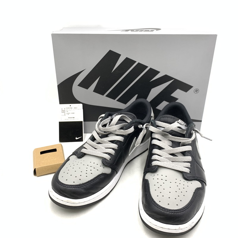 【中古品】【メンズ】 NIKE ナイキ CZ0790-003 AIR JORDAN エアジョーダン 1 RETRO LOW OG レトロ ロウ オージー SHADOW シャドウ スニーカー シューズ 靴 160-260228-ya-08-izu サイズ:28cm カラー:BLACK/MEDIUM GREY-WHITE 万代Net店