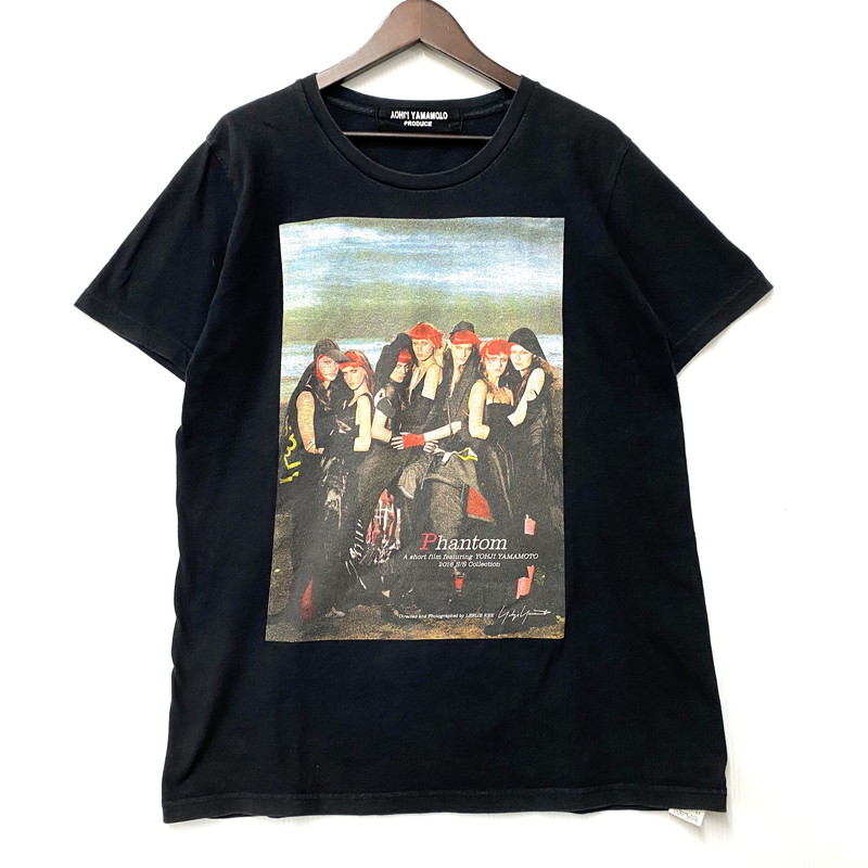 百貨店SALE 10%OFF~【中古品】【メンズ】 Yohji Yamamoto ヨウジヤマモト × LESLIE KEE レスリー・足懸かり GRAPHIC PRINT S/S TEE HR-T99-089 グラフィック刷り上げる 遊撃手捩り プルオーバー FNO制限事項 半袖 140-260301-as-11-izu 大きさ：3 色合い：黒いこと 未来永劫Net店