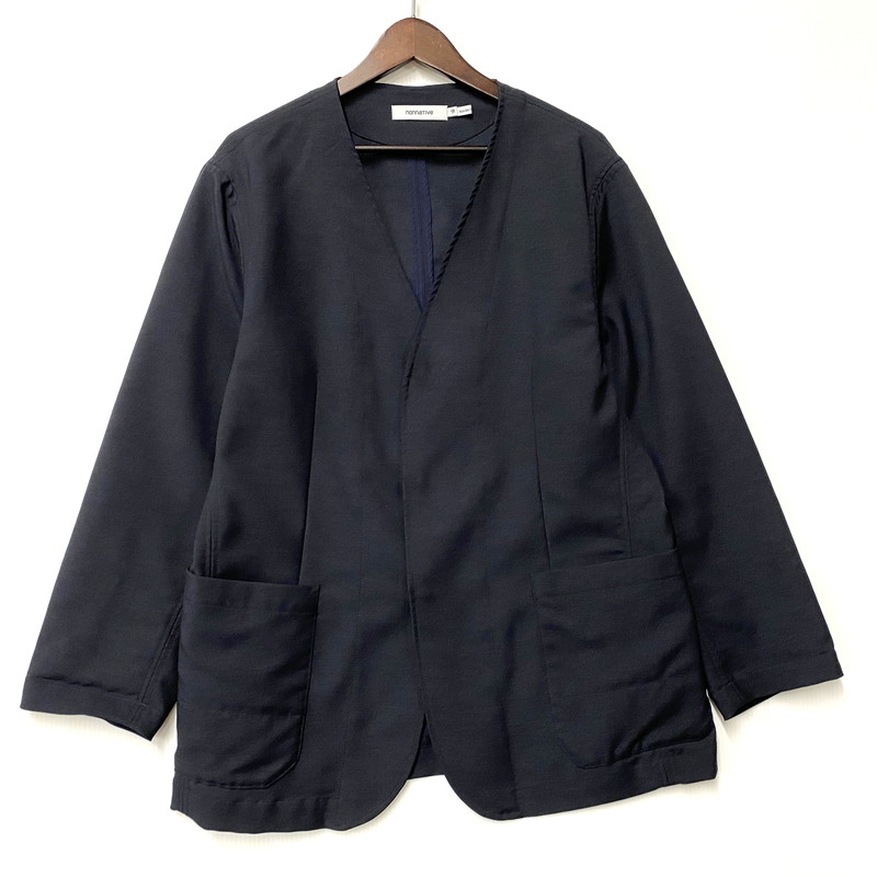 【中古品】【メンズ】 nonnative ノンネイティブ NN-J4208 SOLDIER JACKET POLY TWILL ソルジャージャケットポリツイル 140-260301-tt-05-izu サイズ:2 カラー:ネイビー系 万代Net店|万代Net店