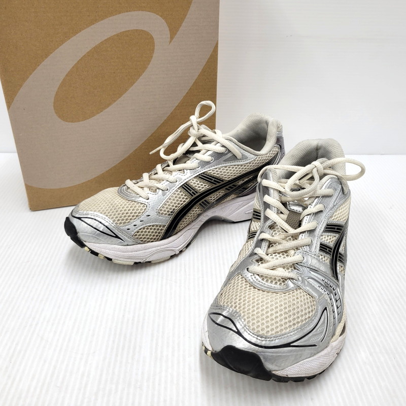 百貨店SALE 10%OFF~【中古品】【メンズ】 asics アシックス GEL-KAYANO 14 1201A019-108 ゲルカヤノ 14 スニーカー シューズ 靴 162-260301-as-05-izu 大きさ：27珊 色つや：CREAM/BLACK 生生世世Net店