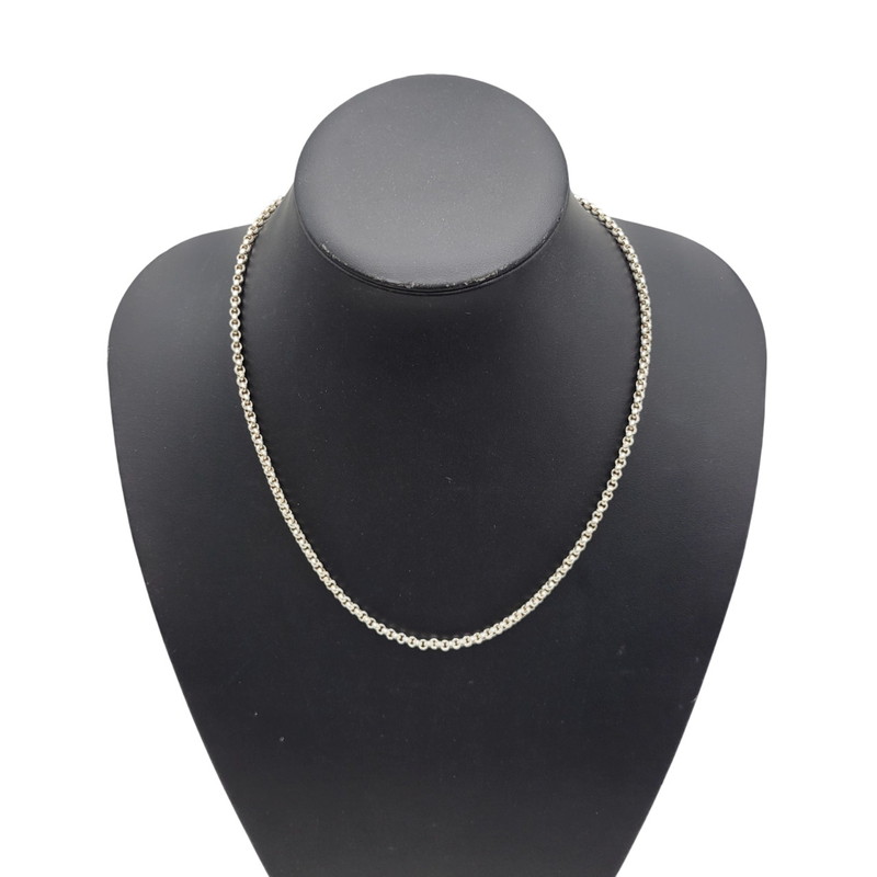 【中古品】【メンズ/レディース】 UNKNOWN アンノウン 925 甲丸チェーン ネックレス アクセサリー 192-260302-kh-03-izu カラー:シルバー 万代Net店|万代Net店