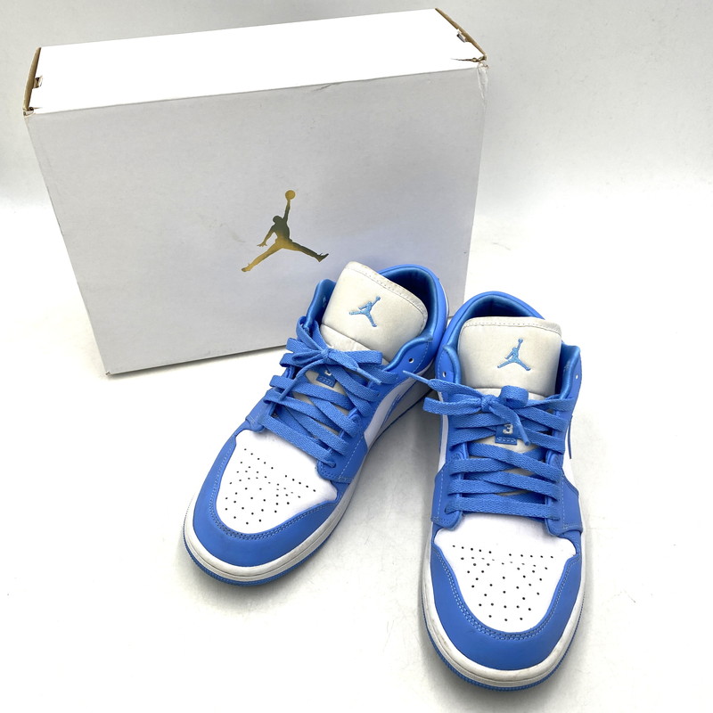 【中古品】【メンズ】 NIKE ナイキ WMNS AIR JORDAN 1 LOW AO9944-441 ウィメンズ エア湖 ジョーダン 1 置き目 スニーカー シューズ 靴 160-260304-as-07-izu 大きさ：27.5糎 色つや：UNIVERSITY BLUE 生生世世Net店