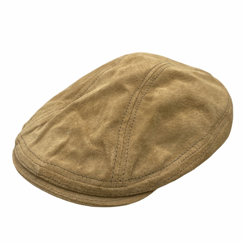 【中古品】【メンズ/レディース】 NEW YORK HAT ニューヨークハット HUNTING CAP ハンチング キャップ USA製 帽子 185-260304-as-04-izu サイズ：L/XL カラー：ベージュ 万代Net店