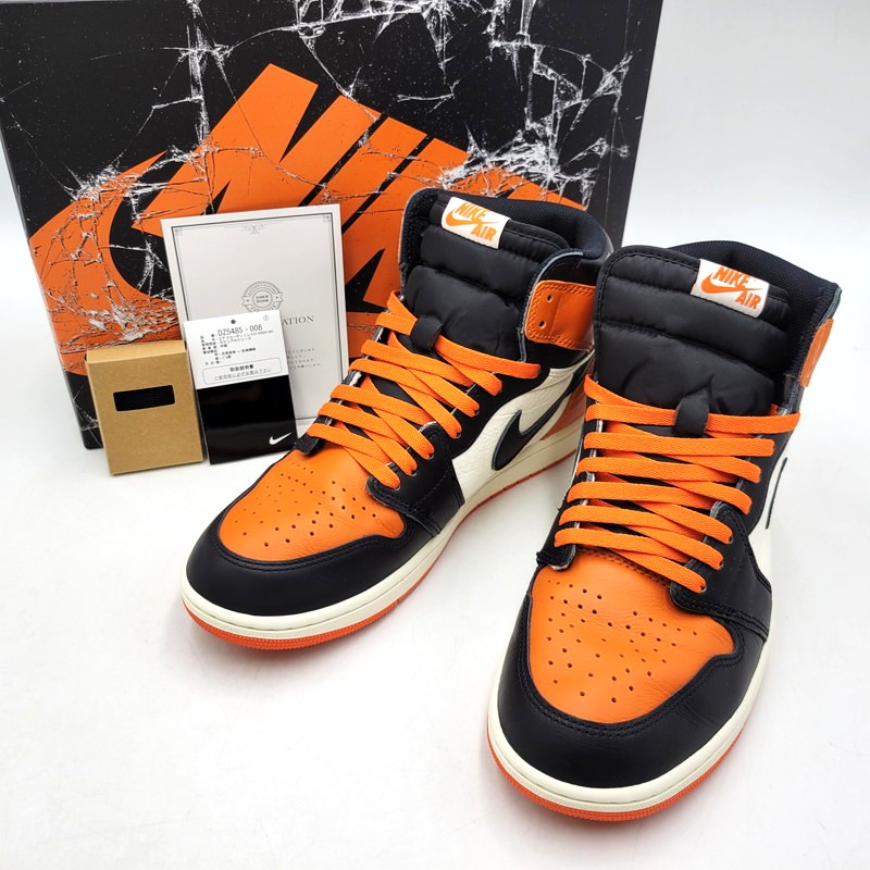 百貨店SALE 10%OFF~【中古品】【メンズ】 NIKE ナイキ DZ5485-008 AIR JORDAN 1 RETRO HIGH OG 大気圏 ジョーダン 壱 レトロ 御機嫌 目あたらしい スニーカー シューズ 靴 160-260306-cs-06-izu 大きさ：29.5糎 色合い：BLACK/BLACK-SAIL STARFISH 未来永劫Net店