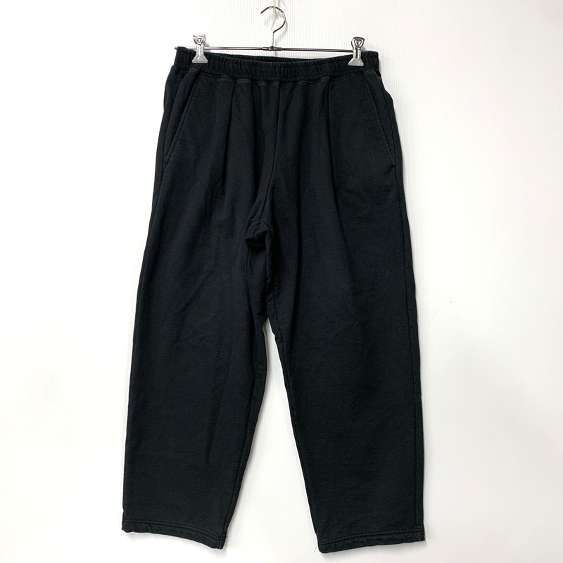 【中古品】【メンズ】GRAPHPAPER グラフペーパー GM241-70143 ULTRA COMPACT TERRY SWEAT PANTS ウルトラコンパクトテリースウェットパンツ ボトムス ズボン 151-260307-tt-08-izu サイズ：0/ｓ カラー：ブラック 万代Net店