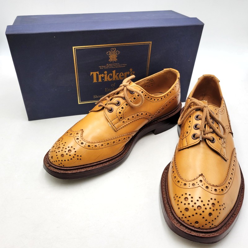 【中古品】【メンズ】 Tricker\u0027s トリッカーズ M5633 BOURTON バートン 靴 164-260307-tt-15-izu 大きさ：9.5 色合い：駱駝 万劫末代Net店