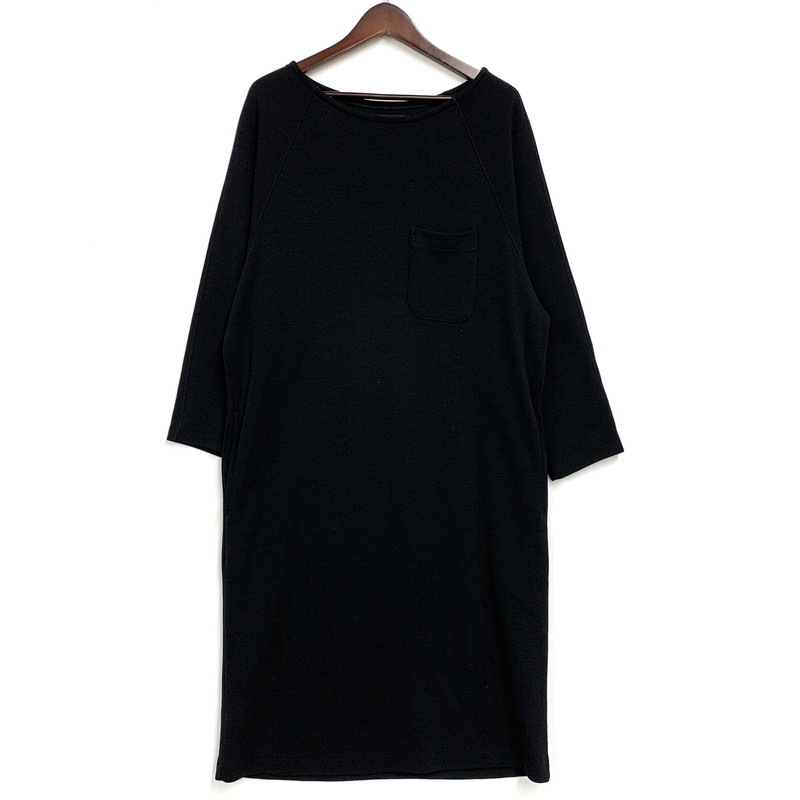 百貨店SALE 10%OFF~【中古品】【レディース】  Y\u0027S ワイズ YT-D58-116 90S-00S POCKET WOOL LS DRESS 隠し 羊毛 ロング衣袂 御召しもの 168-260309-cs-18-izu 大きさ：曖昧模糊たる 色つや：黒いこと 生生世世Net店