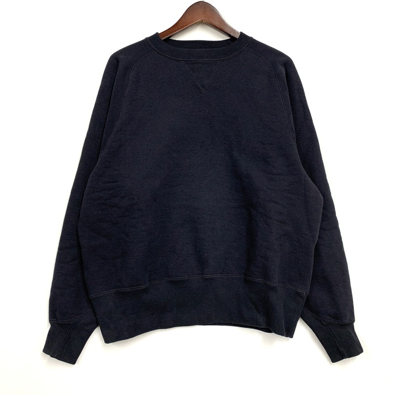 百貨店SALE 10%OFF~【中古品】【メンズ】FREEWHEELERS フリーホイーラーズ POWER WEAR 2534005 25AW FREEDOM SLEEVE DOUBLE V SWEAT SHIRT SPECIAL HEAVY WEIGHT LATE 1930-1940S汗水 ティーシャツ 長袖 145-260309-cs-15-izu 大いさ：42 色合い：米国海軍 生生世世Net店