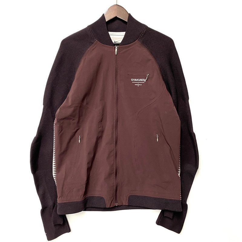 【中古品】【メンズ】  842780-210 WARM-UP JACKET ウォーム脹れ上がる 上衣 アウター 140-260309-kh-05-izu 大きさ：L 色合い：バーガンディー系 万劫末代Net店