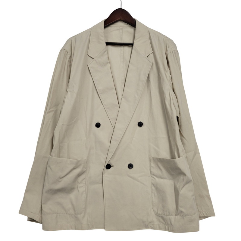 【中古品】【メンズ】 UNITED ARROWS ユナイテッドアローズ 1121-128-5611 ギャバジン ボイル 4B テーラードジャケット アウター 147-260315-kh-20-izu サイズ：L カラー：ベージュ 万代Net店