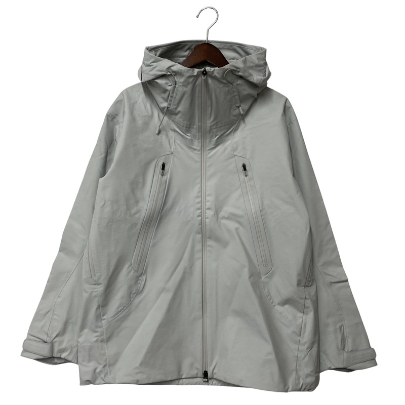 【中古美品】【メンズ】 DESCENTE ALLTERRAIN デサント オルテライン DU5FWBA2M HARD SHELL JACKET ハードシェル ジャケット アウター 144-260316-kh-03-izu サイズ：O カラー：アイスグレー 万代Net店