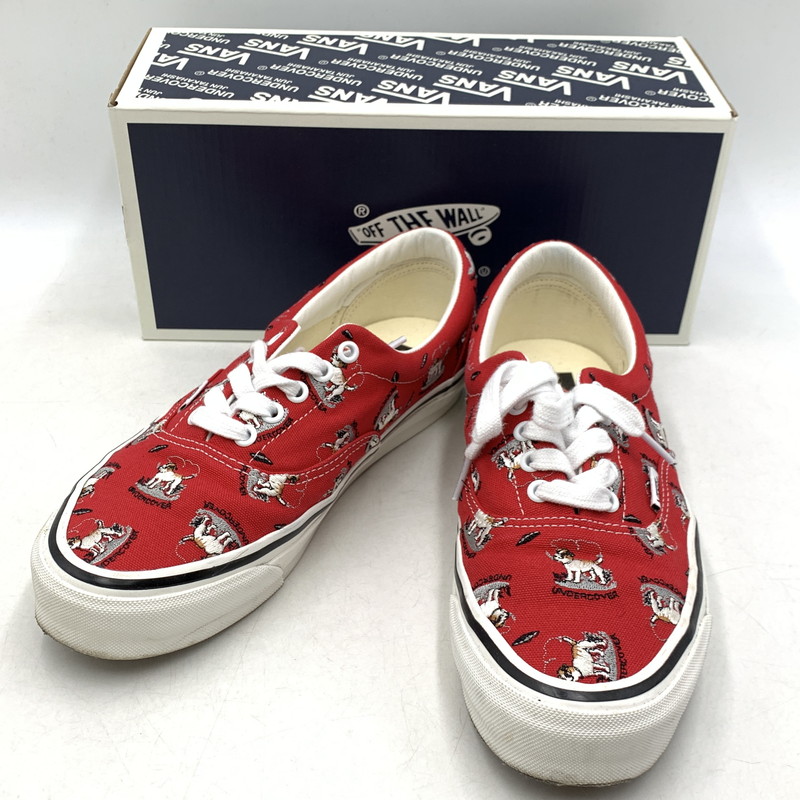 百貨店SALE 10%OFF~【中古品】【メンズ】 UNDERCOVER アンダー取りまかなう × VANS バンズ VN000EE8CJG1 ERA DOG 内鰓 飼い犬 スニーカー シューズ  靴 162-260318-ya-02-izu 大きさ：27.5珊 色つや：赤いこと 生生世世Net店