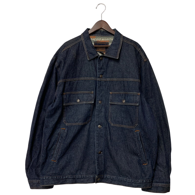 【中古品】【メンズ】 MARITHE FRANCOIS GIRBAUD マリテフランソワジルボー DENIM JACKET デニム ジャケット アウター 146-260320-kh-04-izu サイズ：XXL カラー：インディゴ 万代Net店