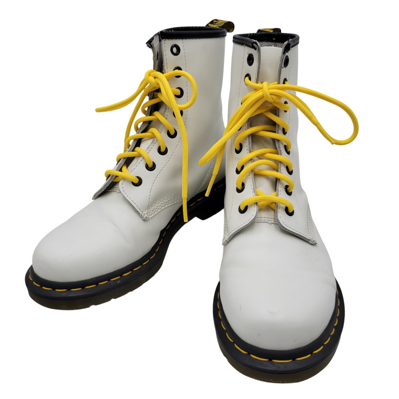 百貨店SALE 10%OFF~【中古品】【メンズ】 Dr.Martens 御医者さんマーチン 1460W 8 EYE BOOTS 八つ 目玉 ブーツ シューズ 靴 164-260322-cs-19-izu 大きさ：US L 9 色合い：白いこと 未来永劫Net店