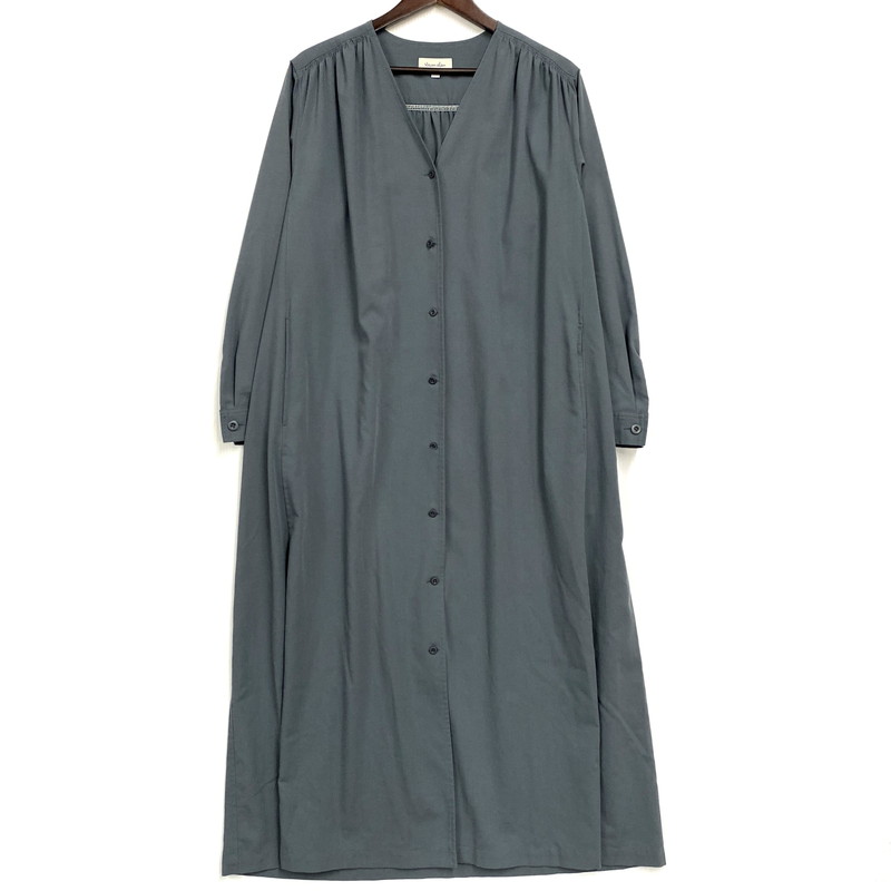 【中古品】【レディース】 Steven Alan スティーブンアラン STEVEN ALAN 8226-299-0383 GATHER MAXI DRESS ギャザー マキシ ドレス 170-260327-cs-22-izu サイズ：M カラー：グリーン系 万代Net店