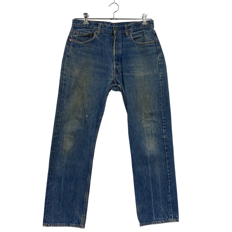 百貨店SALE 10%OFF~【現況乗り合い船品】【メンズ】 Levi\u0027s リーヴァイズジーンズ 501-0115 87年製 目じるし524 BUTTON FLY 名取り草 飛球 空白文字ため桶 80S 501 DENIM PANTS ジーンズ ズボン下 ズボン ボトムス 157-260328-ya-06-izu 大きさ：34×30 色合い：インディゴ 未来永劫Net店