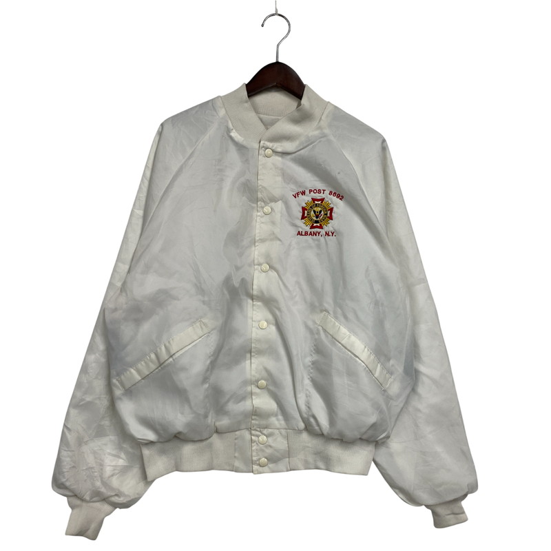 【中古品】【メンズ】  KING LOUIE キングルーイ USA製 70-80S NYLON BLOUSON JACKET ナイロン 上衣 上衣 アウター 146-260330-cs-20-izu 大きさ：L 色合い：白いこと 未来永劫Net店