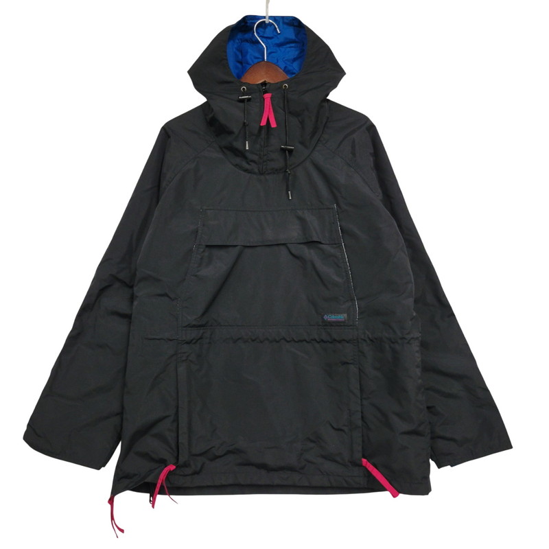【中古品】【メンズ】 Columbia コロンビア SM3100 RADIAL SLEEVE 中華民国製 ANORAK PARKA ラディアル 捩り パーカ パーカー アウター  144-260331-cs-27-izu 大きさ：M 色合い：黒いこと 未来永劫Net店