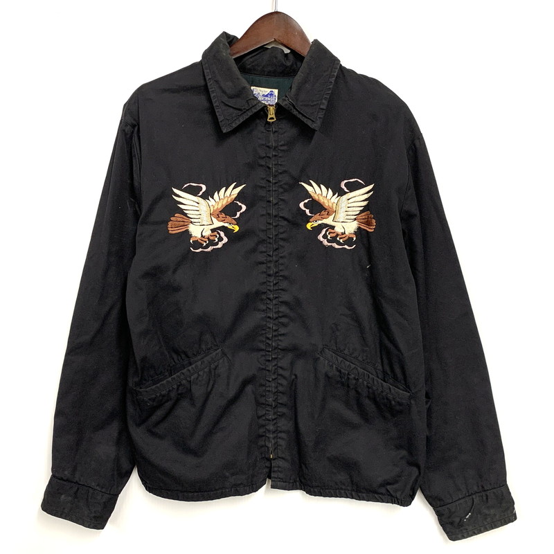 百貨店SALE 10%OFF~【中古品】【メンズ】  TOYO ENTERPRISE × BEAMS オリエント会社組織×ビームス 11-18-2918-086 別注 鷹×JAPAN VIETNAM JACKET 越南 上衣 アウター 145-260331-cs-19-izu 大きさ：L 色つや：黒いこと 生生世世Net店