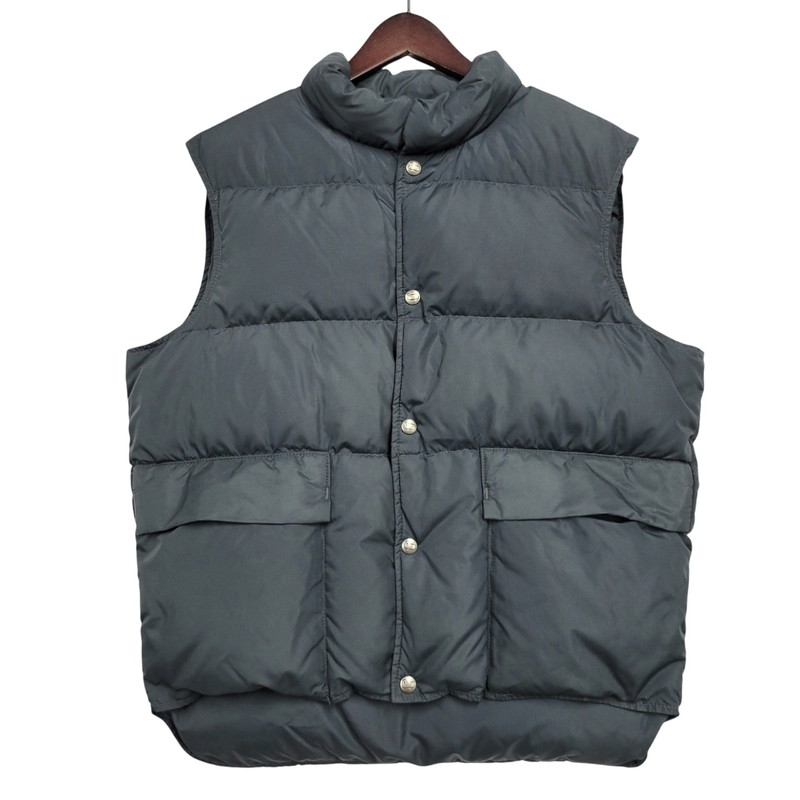 【中古品】【メンズ】 WOOLRICH ウールリッチ DOWN VEST 21035 ダウンベスト USA製 146-260401-as-28-izu サイズ：M カラー：チャコール 万代Net店