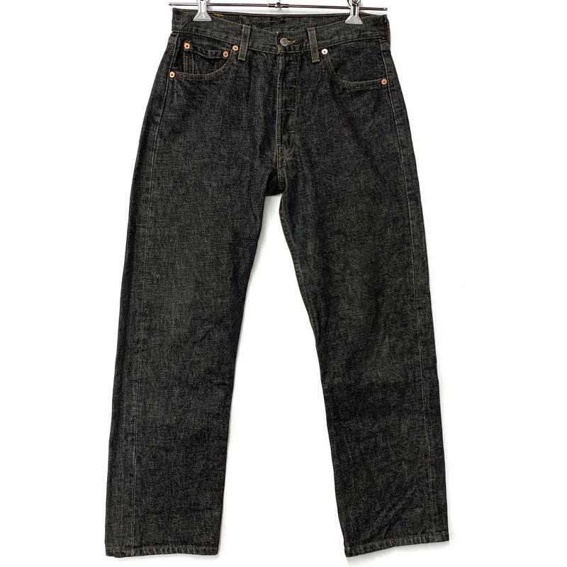百貨店SALE 10%OFF~【中古品】【メンズ】 Levi\u0027s リーヴァイズジーンズ 501 DENIM PANTS ジーンズズボン下 USA製 目じるし553 デニム ボトムス 157-260401-as-04-izu 色つや：黒いこと 生生世世Net店