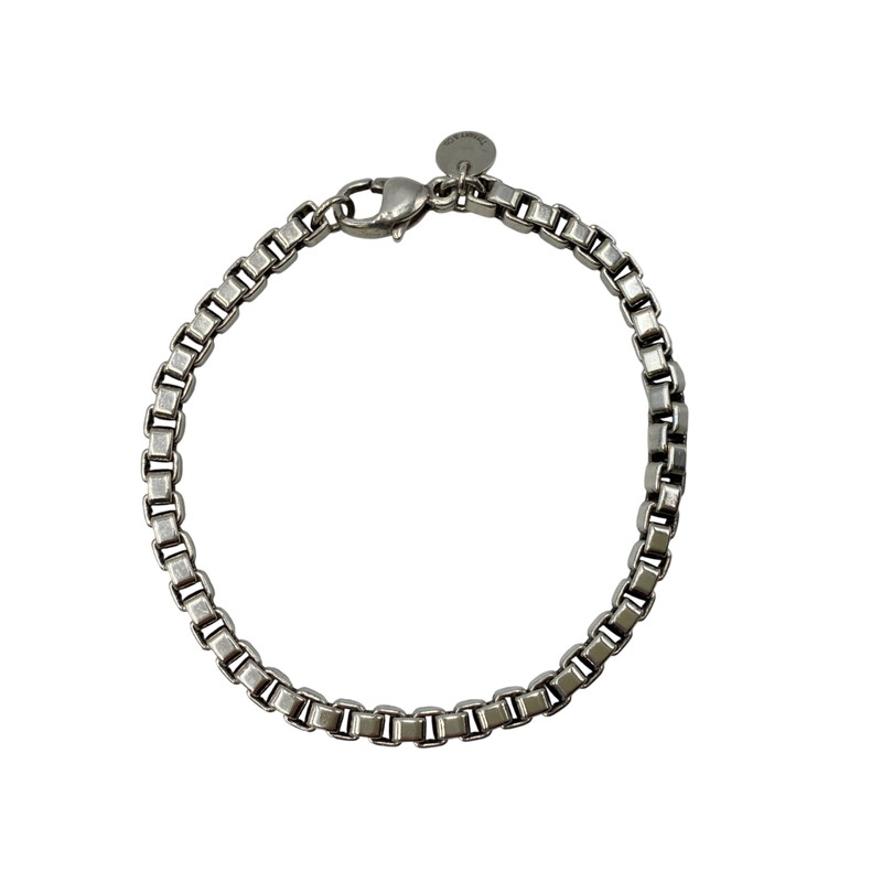 百貨店SALE 10%OFF~【中古品】【メンズ/レディース】  TIFFANY＆Co. ティファニー 925 VENETIAN BRACELET ベネチアン 腕輪 佩び物 182-260403-kh-03-izu 色合い：しろがね色 未来永劫Net店