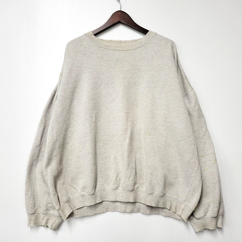 【現況乗り合い船品】【メンズ】  MARLBORO マルボロ LIZARD SWEAT SHIRT 汗水 プルオーバー トップス 146-260407-kh-02-izu 大きさ：XL 色合い：薄墨色 未来永劫Net店