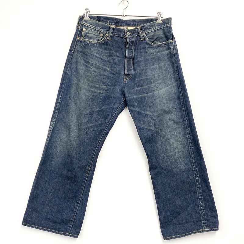 【現状渡し品】【メンズ】 TENDERLOIN テンダーロイン CINCH BACK BUTTONFLY DENIM PANTS シンチ バック ボタンフライ デニム パンツ ズボン ボトムス 153-260407-ya-04-izu サイズ：36 カラー：インディゴ 万代Net店 6,349円