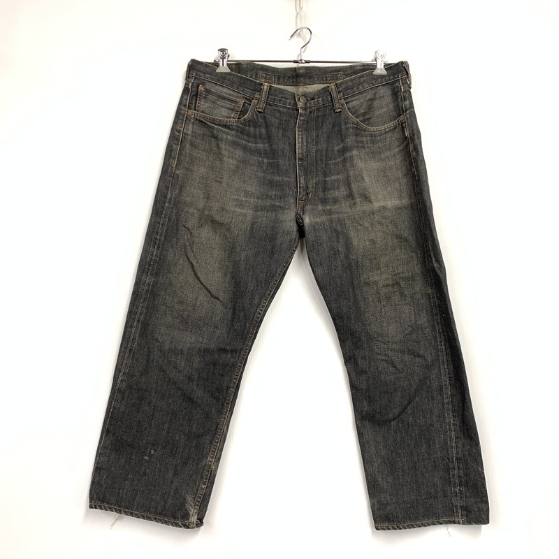 【中古品】【メンズ】 TENDERLOIN テンダーロイン CINCH BACK BUTTONFLY BLACK DENIM PANTS シンチ バック ボタンフライ デニム パンツ ズボン ボトムス 153-260407-ya-05-izu サイズ：L カラー：BLACK 万代Net店